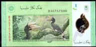 Billet Malaisie,  $ 5 Rm, Ringgit, Polymère, Oiseau, 2011, P-52,  UNC / NEUF