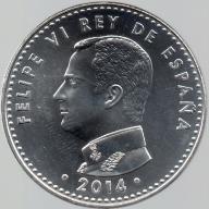 30 Euro Spain 2014 Silver - Accession of King Felipe VI