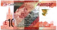 Banknote von Schottland 10 Pfund 2017 (Clydesdale Bank)