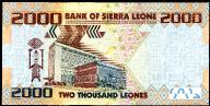 Banknoten  Sierra Leone  $ 2000 Leones, 2010, P-31,  UNC