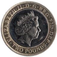 2 Pounds Commemorative United Kingdom 2013 - London Underground
