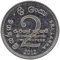 2 Rupie Gedenkmünze von Sri Lanka 2012 - Scout