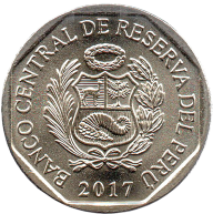 1 Sol Gedenkmünze von Peru 2017 - Andenkondor
