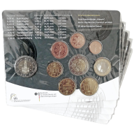 Euro Kursmünzenserie Stempelglanz (ST) - Deutschland 2015 (A-J)