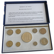 Kursmünzenserie Fleur de Coin - Frankreich 1976