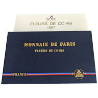 Kursmünzenserie Fleur de Coin - Frankreich 1987