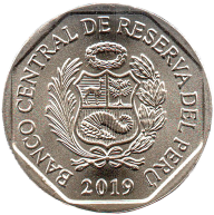 1 Sol Commemorative Coin of Peru 2019 - Titicaca Water Frog
