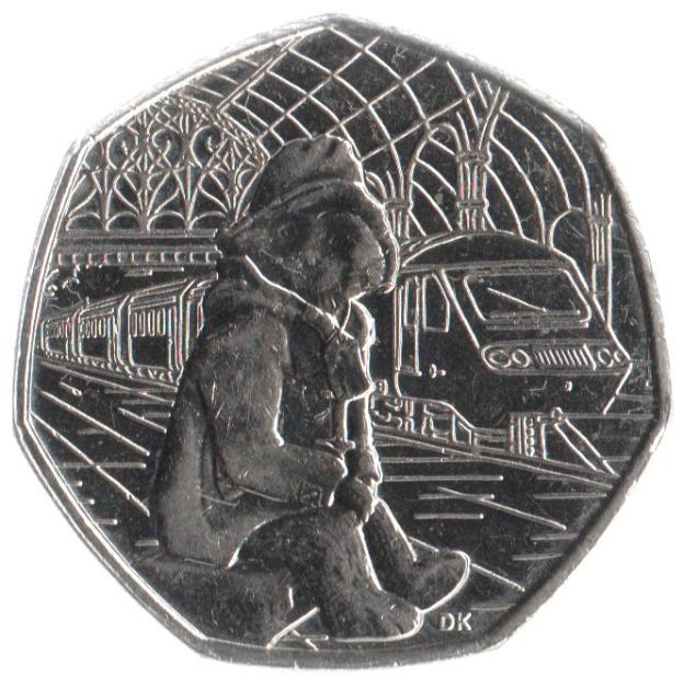50 Pence Commémorative de Royaume-Uni 2018 - Paddington à la Gare