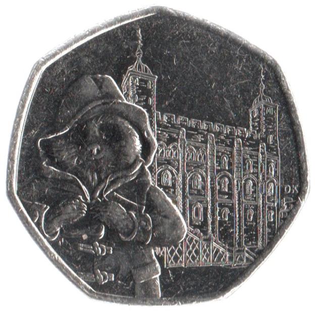 50 Pence Commémorative de Royaume-Uni 2019 - Paddington à la Tour