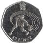 50 Pence Commémorative de Royaume-Uni 2011 - Goalball