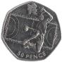 50 Pence Commémorative de Royaume-Uni 2011 - Handball