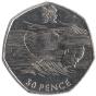 50 Pence Commémorative de Royaume-Uni 2011 - Natation