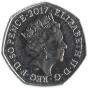 50 Pence Commémorative de Royaume-Uni 2017 - Pierre Lapin